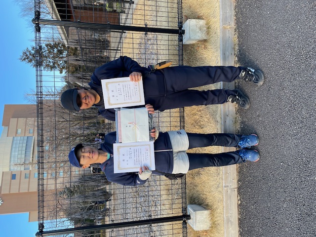 女子ダブルス優勝