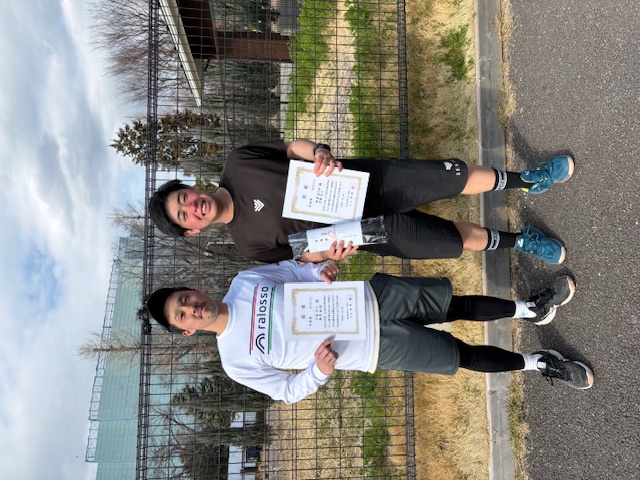 男子ダブルス準優勝