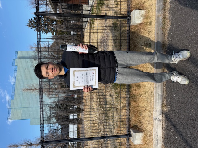 男子シングルス準優勝